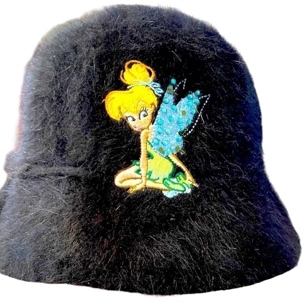 Disney Tinkerbell bucket hat, mohair blend, adorable, very good condition